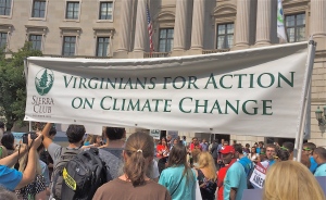 Virginians rally in front of U.S. EPA Headquarters in Washington, DC in support of the Clean Power Plan