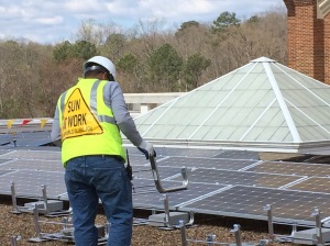 Colleges in APCo territory want to use PPAs to install solar facilities like the one recently installed at the University of Richmond, in Dominion territory. 
